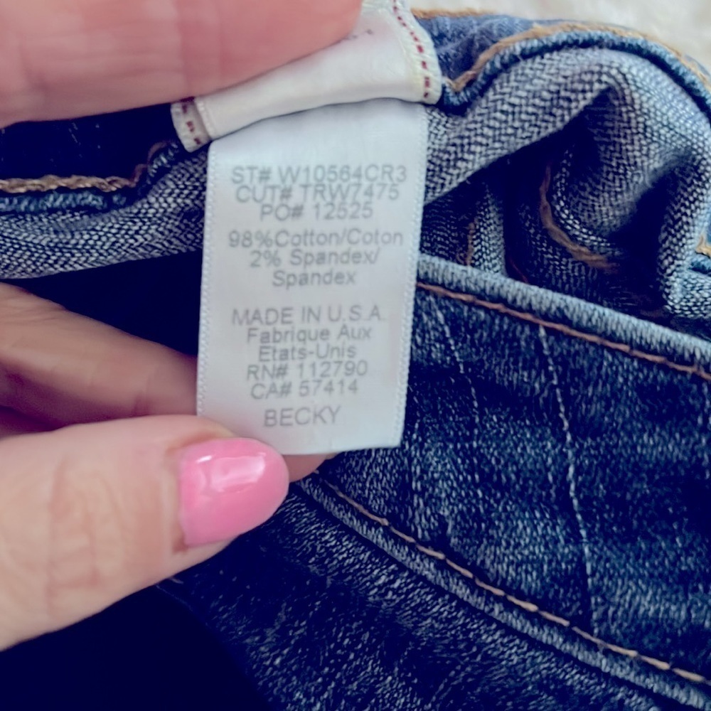 New True Religion Becky Boot/Flare cut jeans!ποΈππ - Picture 14 of 15